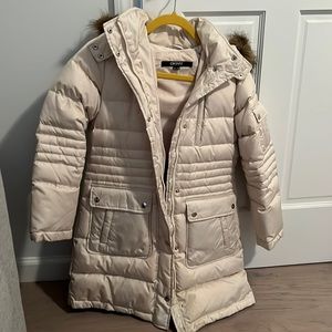 Girls DKNY Puffer coat with hood Size 16